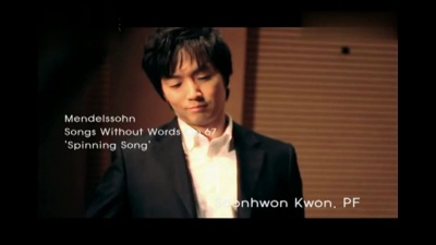 Soonhwon Kwon - 멘델스존: 무언가 중 물레의 노래 (Mendelssohn: Songs Without Words Op.67 'Spinning Song')