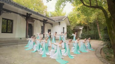 967712558 - 古典舞《杨柳青青》，道是无晴却有晴