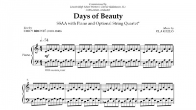 Ola Gjeilo、12 Ensemble、Choir Of Royal Holloway - Gjeilo: Days Of Beauty