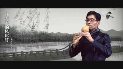 小杨老师 - 月光下的凤尾竹，送到请各位丝友笑纳
