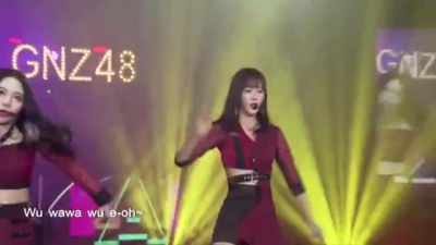 SNH48戚予珠、BEJ48孙语姗、张嘉予、BEJ48程宇璐、SNH48王睿琦、BEJ48程戈、GNZ48张秋怡、金锣赛 - 双行道