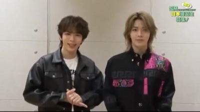 娱乐新鲜报 - 宣传SM招募日本练习生的NCT YUTA&shotaro