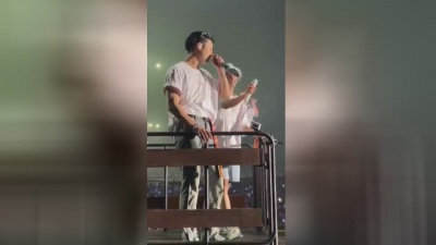 韩流小天使 - 当SEVENTEEN MINGYU&DK发现观众席中的防弹少年团田柾国