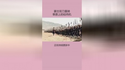 文艺小短句 - （上）成吉思汗的特种部队，双刀重骑一出场，便是敌军的噩梦！