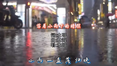水哥影音 - 落着小雨的暗暝-水哥