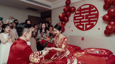黑泽来了 - 很喜欢你，很喜欢我们❤#吾家有囍 #囍 #婚礼那天 #愿所有人都能嫁给爱情