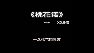 豆豆果 - 未知歌手《桃花诺》0.8版