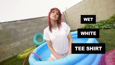 UPSAHL - WET WHITE TEE SHIRT(SIDE A)