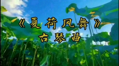 人海茫茫 - 古琴曲《夏荷风舞》，夏日炎炎，风动荷生香，心静自然凉……！