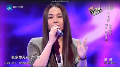 沈艳滨 - 王飞雪（Fly） -柏拉图之恋2060（2015中国好声音)