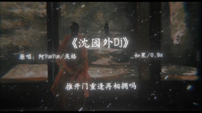 豆豆果 - 阿YueYue、戾格《沈园外 (DJ0.9x版片段)》饭制