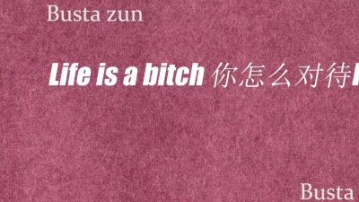BustaZun - 凭什么