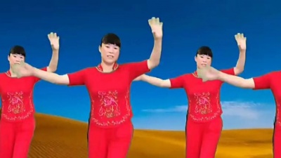 追梦玉儿代玉广场舞 - 广场舞《九九艳阳天》经典的老歌，悦耳动听，满满的欢乐，送给你