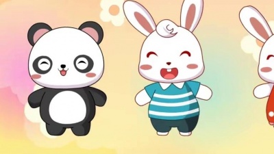 小白兔 - 《兔小贝儿歌》在爸爸妈妈的呵护下，我们多么幸福