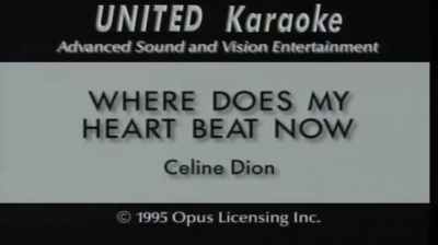 Céline Dion - WHERE DOES MY HEART BEAT NOW