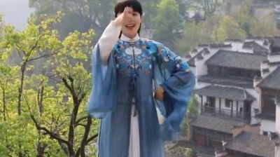 小一 - 《所见》少年古诗手势舞。