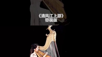 大力学姐 - 走进国乐：水中佳人舞，清风江上游。#传统文化 #箜篌 #纯音乐 #河南卫视水下飞天洛神舞