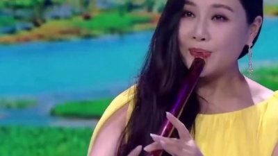 李家鑫3867 - 美女箫笛演奏家陈悦一曲《岫壑浮云》真是美妙动听，陶醉了