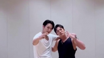 韩流小天使 - 金珉奎、车贤胜《손오공 (Super)》challenge with