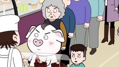 猪屁登 - 两个孩子想要同一份蛋糕，一个强行插队一个主动排队，结局神转折