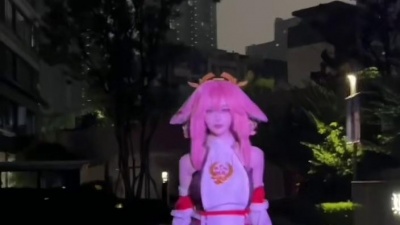 靓仔咱们跳啊 - 有一种老婆在手机里抠不出来的难受#cos #八重神子