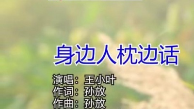 王小叶 - 身边人枕边话