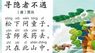 寒江雪 - 寻隐者不遇