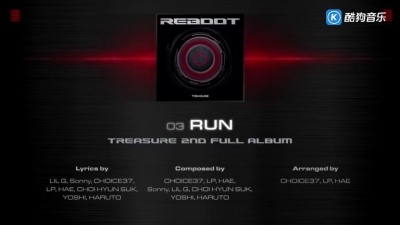 TREASURE - RUN(TRACK SPOILER)