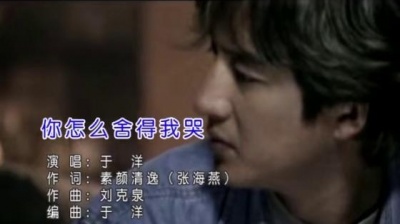 于洋(4) - 你怎么舍得我哭
