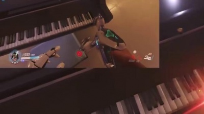 爬墙等红杏 - 当你尝试用守望先锋中的钢琴演奏A叔的《unravel》