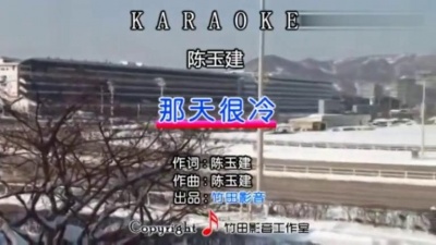 陈玉建 - 那天很冷 (KTV版)