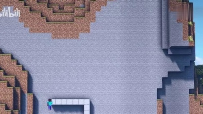 手指爱上烟 - 【我的世界建筑教学】开山造房，有手就会做的山体屋！