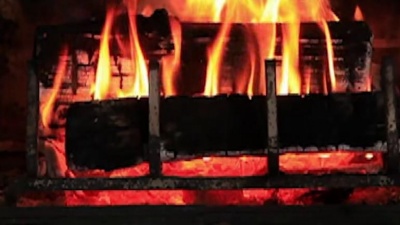 Band of Merrymakers - Christmastime (Yule Log Video)