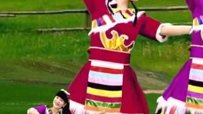 閙閙 - 民族风金曲广场舞《洗衣歌》正背面演示分解动作，学跳更简单