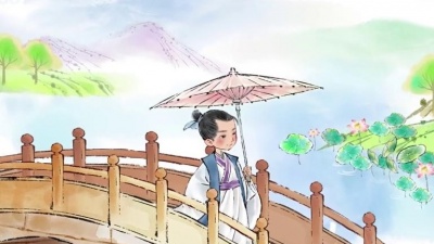 小沫沫 - 动画古诗《饮湖上初晴后雨》听音乐、轻松学古诗……