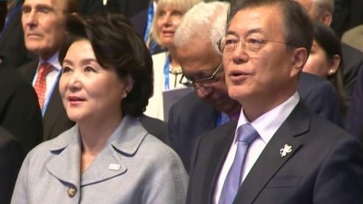 阡陌 - 【现场】边伯贤IOC开幕式领唱爱国歌