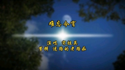 迷路的老路痴 - 难忘今宵