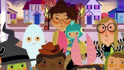 Super Simple Learning - Hello, My Friends | Trick-Or-Treating Song