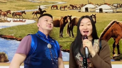 娱乐圈小天才 - 草原啊草原我最难忘的故乡#博蒂组合 #原唱歌手