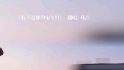 刅木 - 我不是你的宋冬野