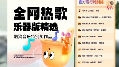 天涯一小鱼 - 怎叹 钢琴版 酷狗乐器比赛特别奖
