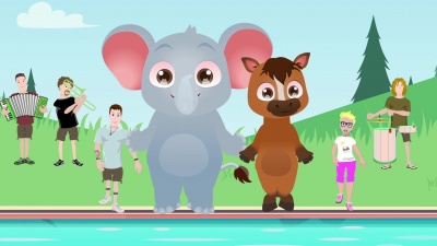 Isa Glücklich、Die Draufgänger - Ein Elefant am Beckenrand