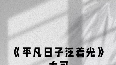 豆豆果 - 大可《平凡日子泛着光》音频版