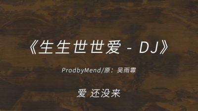 豆豆果 - 生生世世爱 (DJ版)饭制 ProdbyMend