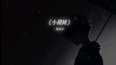 长达 - 郑润泽《小胡同》完整版MV