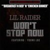Lil Raider、Young Loc - Won't Stop Now