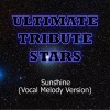 Ultimate Tribute Stars (终极明星致敬) - Matisyahu - Sunshine (VocalMelodyVersion)