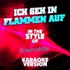 Ameritz Audio Karaoke - Ich Geh in Flammen Auf (Karaoke Version)
