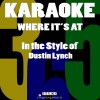 Karaoke 365 - Where It's At (In the Style of Dustin Lynch)(Karaoke Version)