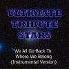 Ultimate Tribute Stars (终极明星致敬) - R.E.M. - We All Go Back To Where We Belong (Instrumental Version)